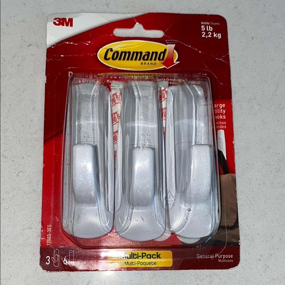 3M Command Hooks‎ Multi-Pack